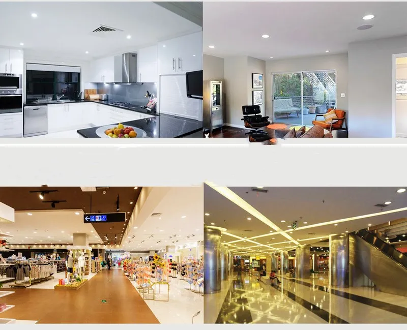 12W Recessed LED Round Panel Light with Non-Dimmable or Triac Dimmable