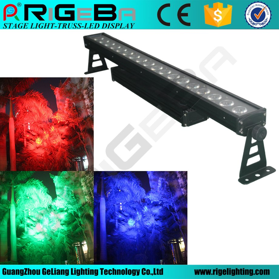 18LEDs*12W RGBWA UL 6 in 1 Outdoor LED Wall Washer Stage Light