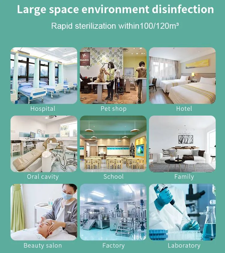 2020 China Luxury Large Room Mobile Desktop Smart Disinfection Air Purifier for Home Sk-Y120