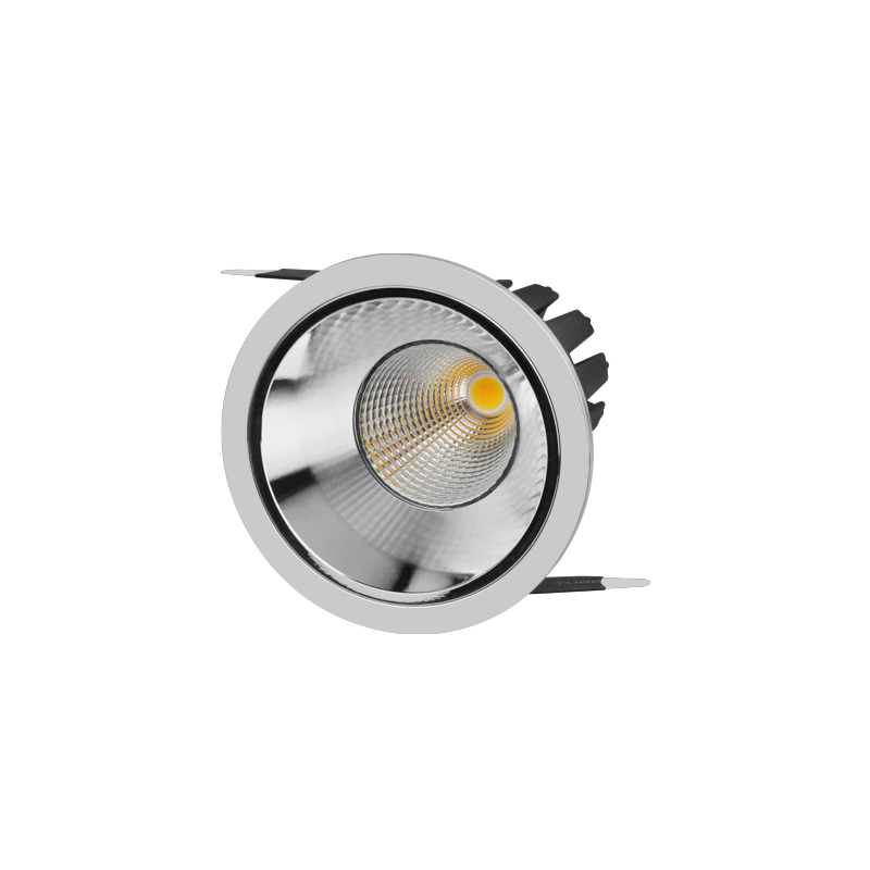 2021 Newest Design Round Anti Glare COB Downlights 12W 3000K Warm White for Hotel Lighting