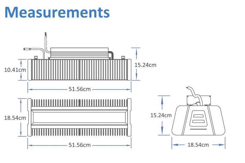 2020 Newly 300W 600W LED Grow Light IP65 Intdoor