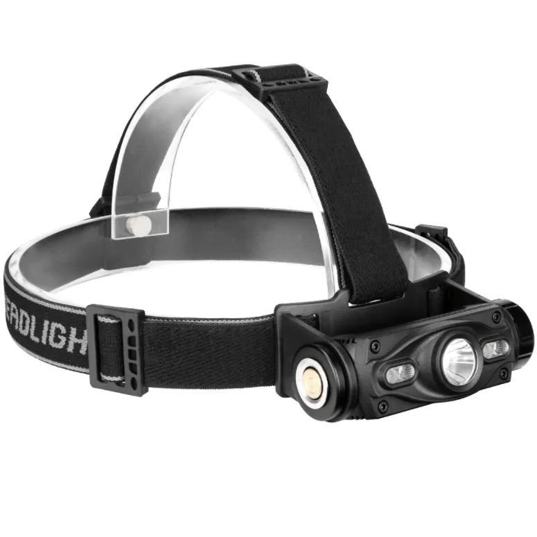 700 Lumen Bright Headlamp 4 Flash Mode Rechargeable LED Camping Headlamp High Powerful Waterproof Ipx5 COB LED Headlight