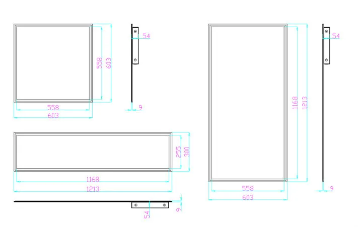 Ce/RoHS/UL/cUL/Dlc 3-24W Round Ceiling LED Panel Light for Indoor