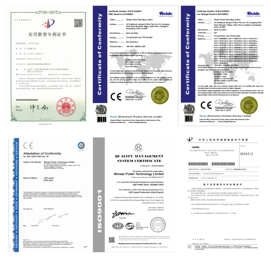 High Lumen Efficiency 180LMW 160LMW LED T8 Tube 1.5m 25W, Evg/Kvg Compatible or AC85-265V Directly Input