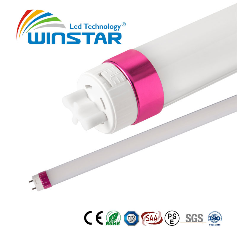 High Lumen Efficiency 180LMW 160LMW LED T8 Tube 1.5m 25W, Evg/Kvg Compatible or AC85-265V Directly Input