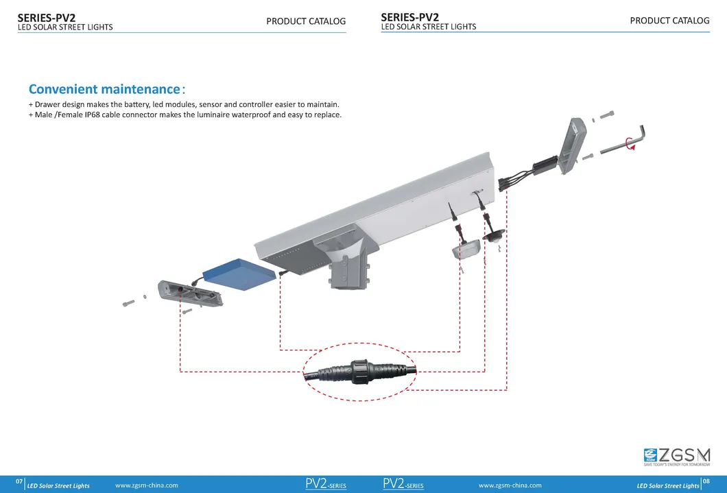 Hot Sale 60W New Design LED Integrated Solar Street Light