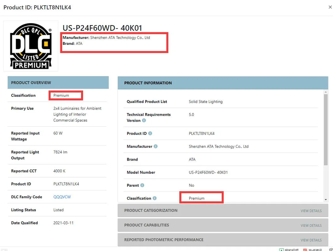 IP65 36W/42W/48W 600*600mm Hanging Commercial Ceiling Square LED Panel Light