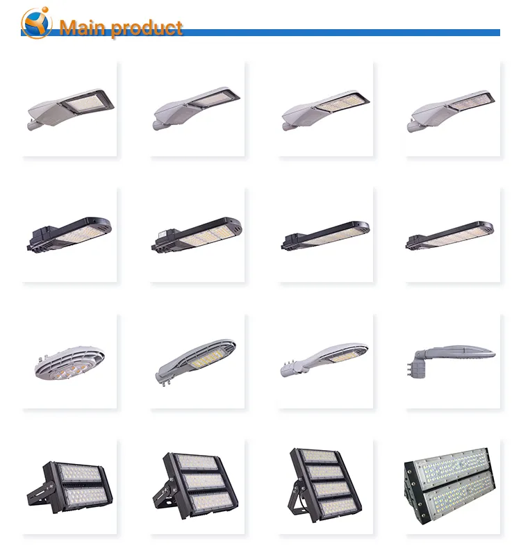 LED Street Lamp 180W 6000h Lumen Maintenance 100.5%