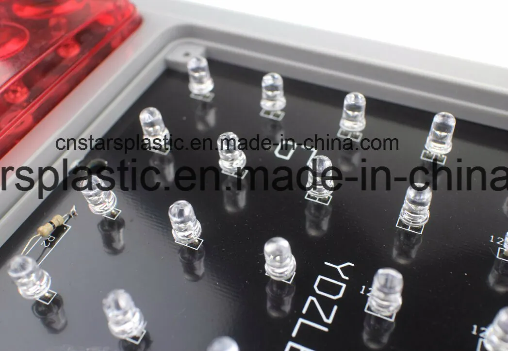 Red and Blue LED Solar Strobe Light for Traffic Safety