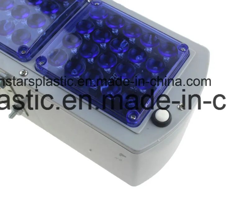 Red and Blue LED Solar Strobe Light for Traffic Safety