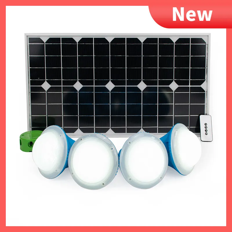 Solar Lights in Home off Grid Lights Kit Light up Four Rooms