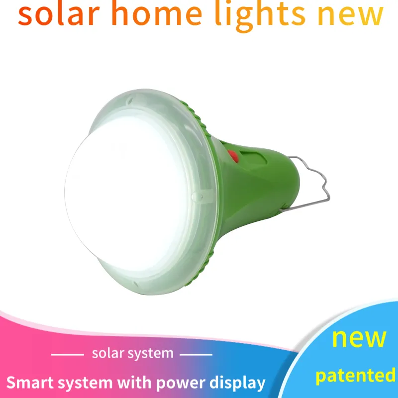 Solar Power System Lights with Remote Controller IP55 Outdoor Lamp