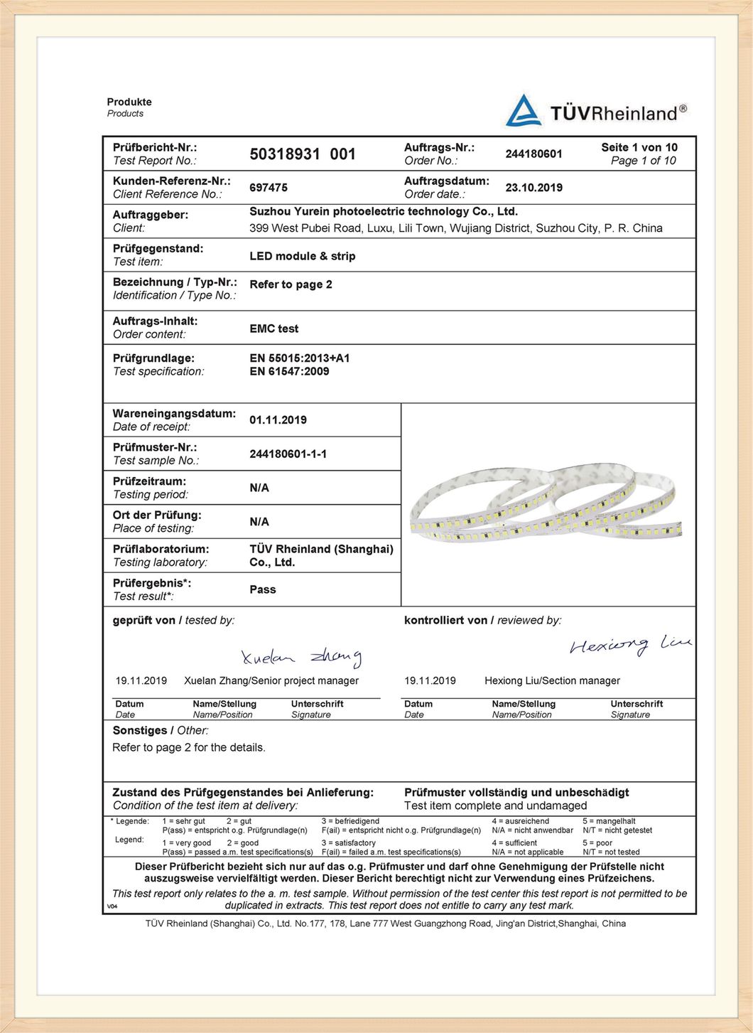 TUV-CE, UL Approved LED Light Strips 3years Warranty LED Strip