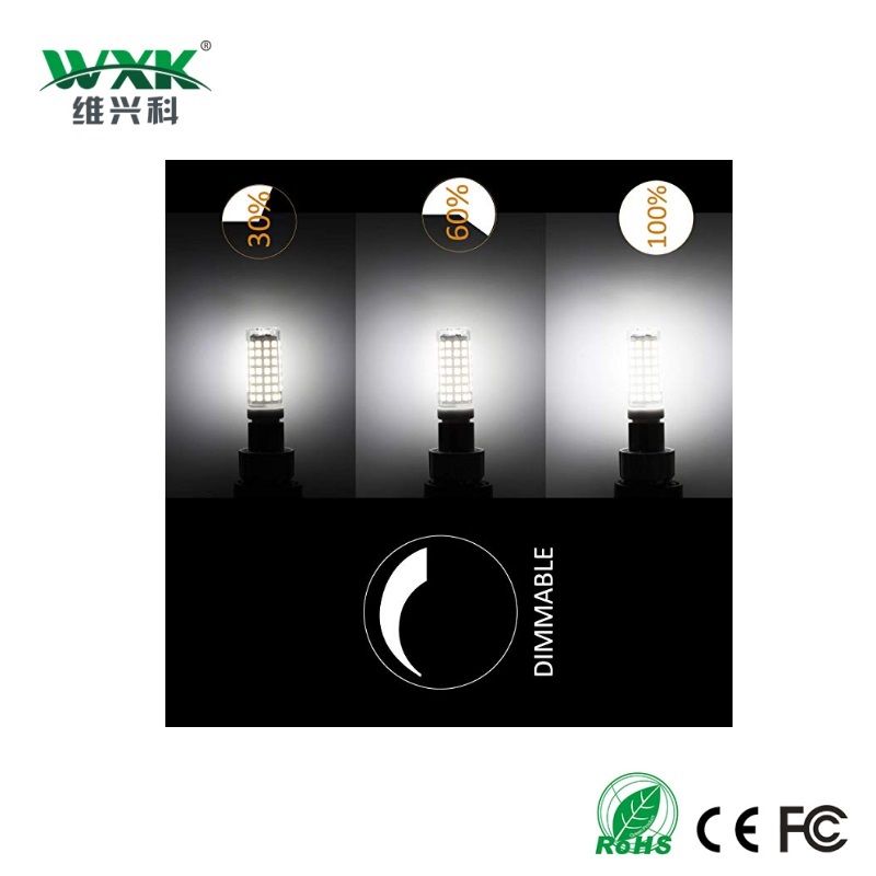 Wxkled G9 3W LED Bulb, No Flicker, 350lm LED SMD, 3W Equivalent to 30W Halogen Lamp Dimmable, AC220-240V G9 Energy Saving Bulb for Chandelier